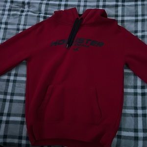 Red Holister hoodie